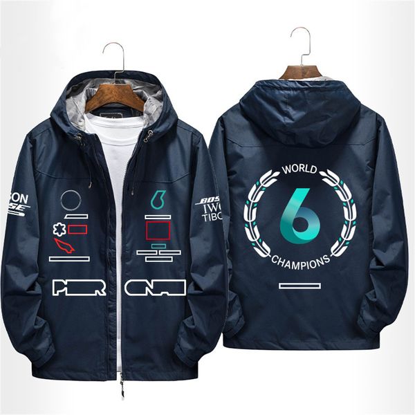 

f1 team formula one jacket men's and women's fall/winter loose casual racing event clothes jacket