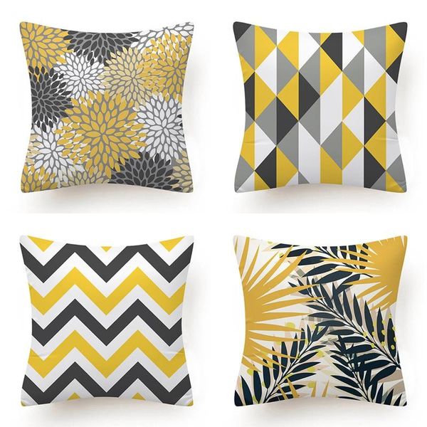 

pillow case 4 pcs decorative cushion cover 45x45 sofa home decor nordic car seat decoration