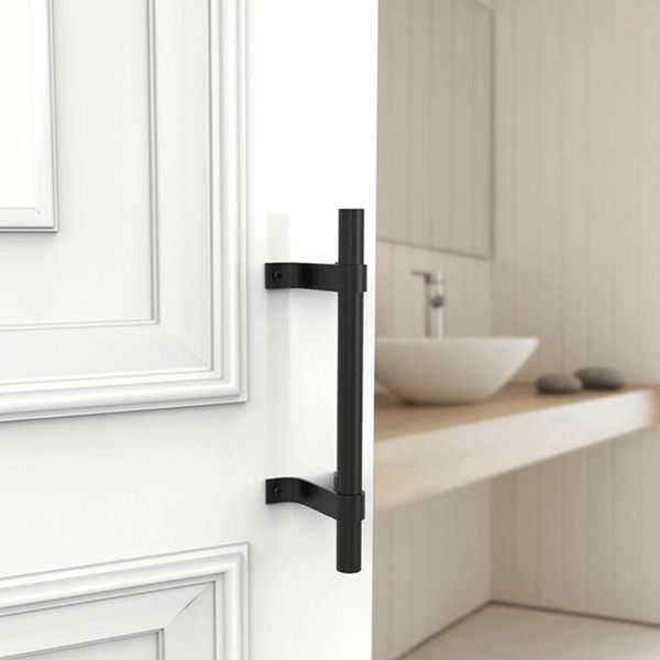 

handles & pulls for sliding gate garages closets hardware furniture carbon steel cabinet solid home with screw accessories barn door handle