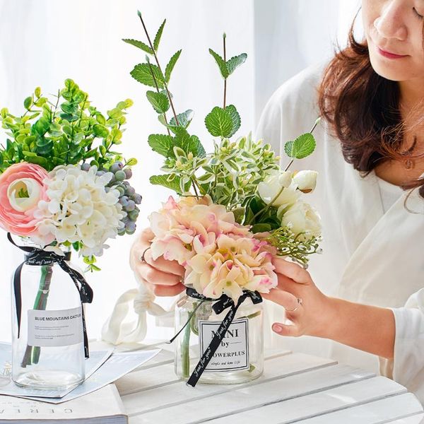 

home decorating artificial flowers lace decorative silk roses rose fake plants party accessories & wreaths