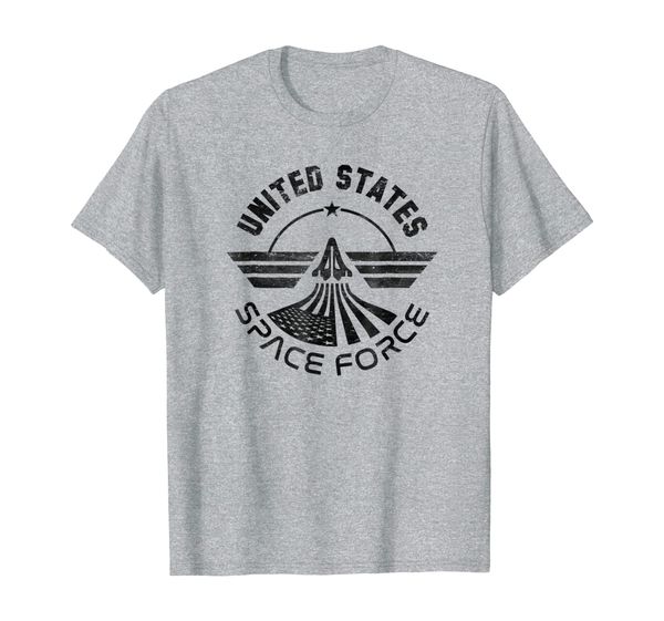 

united states space force logo (blk-aged), White;black