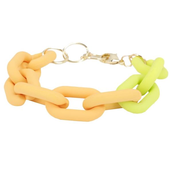 

charm bracelets 1pc jewelry bracelet fashionable chain acrylic decorative, Golden;silver