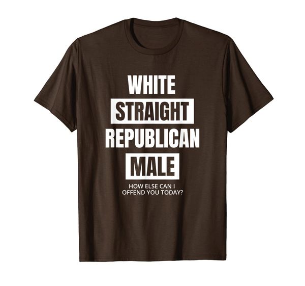 

white, straight, republican, male - funny republican quote, White;black
