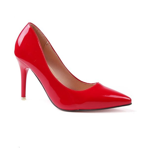 

shoe naked autumn high thin heels, shoes, broad mouth., Black