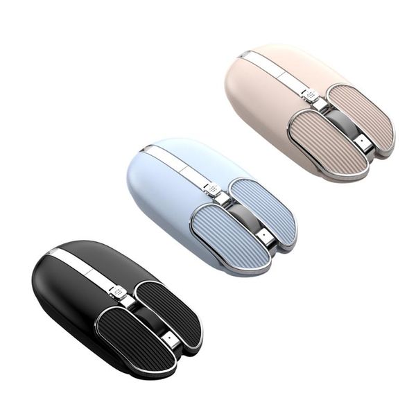 

2.4g wireless wired office game mouse 8 buttons 3 gears 2400 dpi adjustable rechargeable quiet mice for pc gamer computer