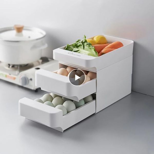 

refrigerator fresh-keeping box storage fruit egg vegetables drawer special sealed kitchen supplies bar accerssories & organization