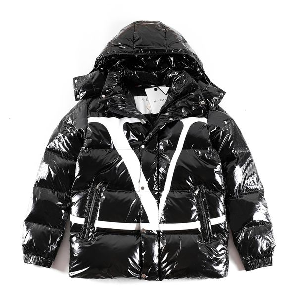 

designer brand new couple bread down jacket women loose short black
