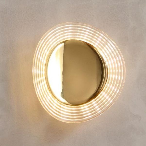 

nordic creative simple light luxury ufo wall lamp living room bedroom bedside aisle lighting decor