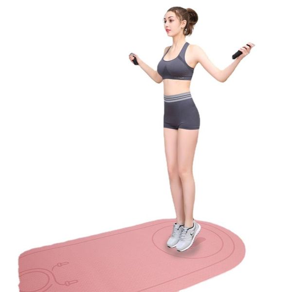 

yoga mats home indoor fitness rope jumping dance sports tpe soundproof mat