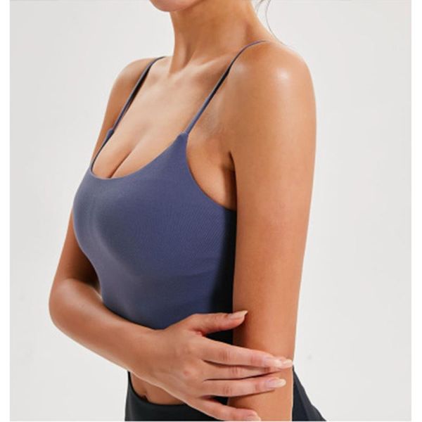 

shockproof sports bra slim belt beautiful back yoga half sling fitness running exercise corset female wear outfit