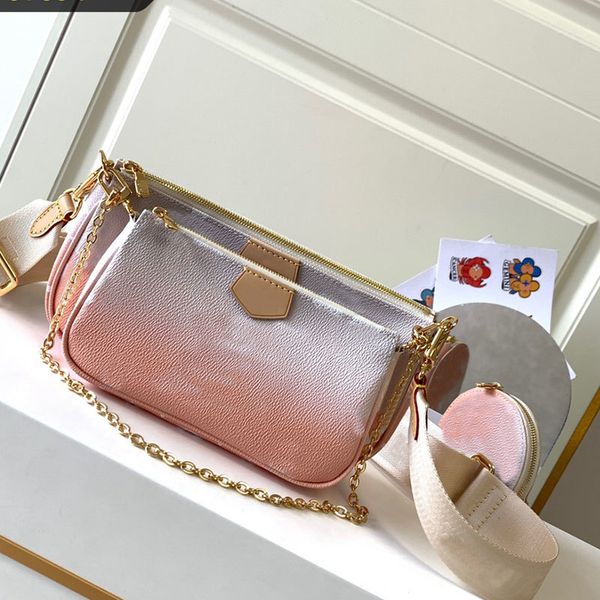 

handbag women luxurys designers bags 2021 crossbody bag purse zipper cross body two-tone fashion lady classic genuine leather chains single