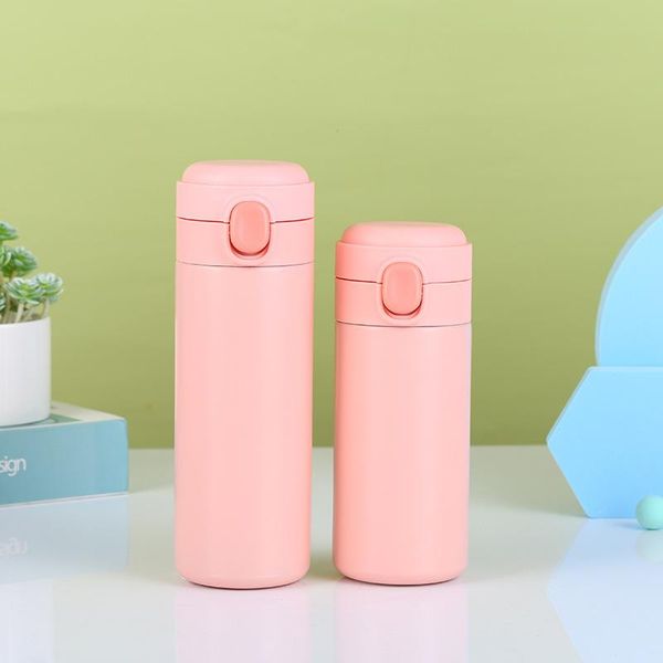 

water bottles 304 stainless steel vacuum cup cartoon bounce peas simple shift portable readily