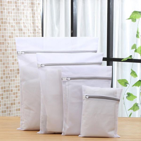 

thin mesh thickening laundry bag underwear bra care washing polyester fine bags