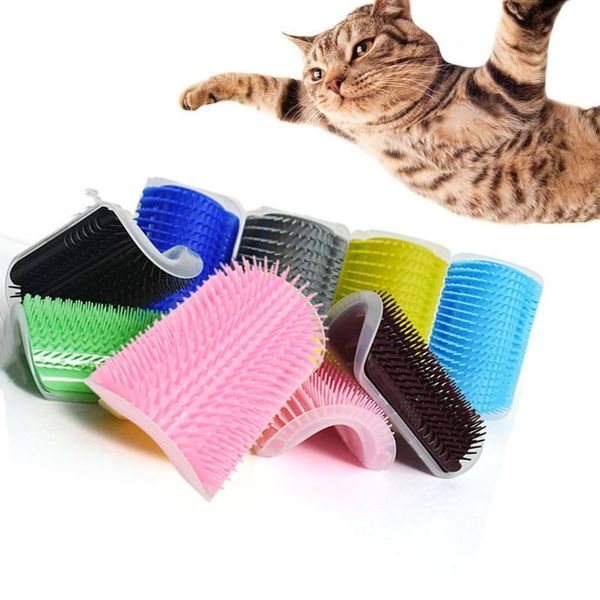 

cat toys cats brush corner massage self grooming comb tickling device