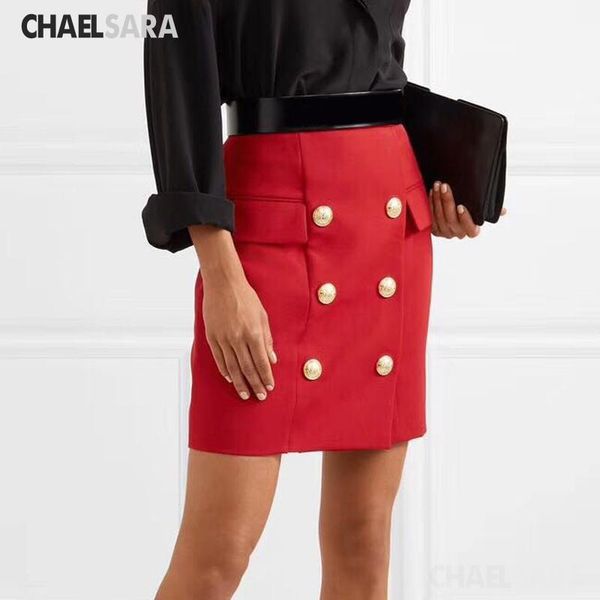 

skirts red mini women 2021 spring autumn office lady club party casual pencil mujer, Black