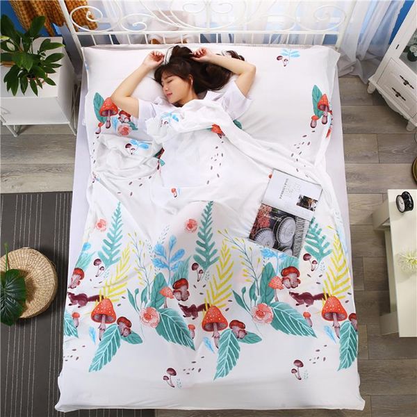 

colorful tourism cotton sleeping bag ultralight sleeping-bag envelope style portable bags for camping