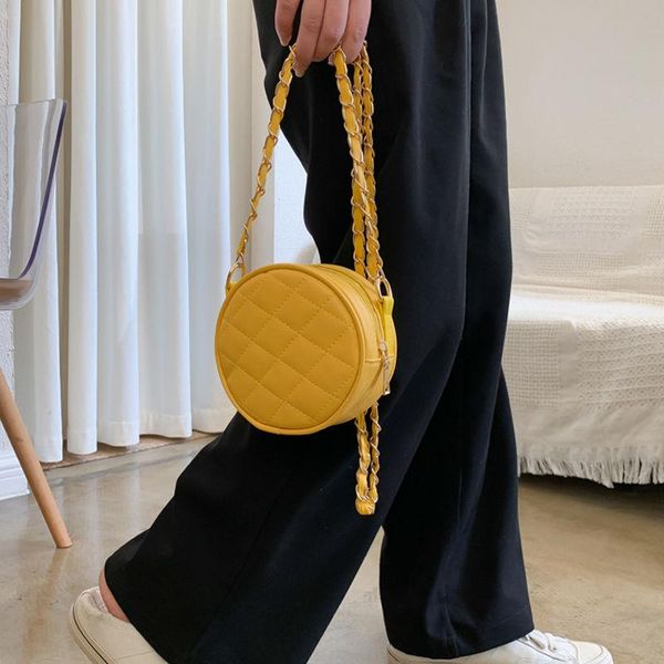 

evening bags crossbody bag for women fashion shoulder black female handbag luxury simple youth lady daily small round
