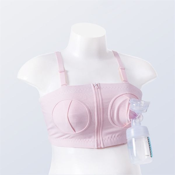 Maternidade sutiã Especial Mão de Enfermagem Livre Roupas Gravidez Underwear Acessórios de Amamentação Bombeamento 210918