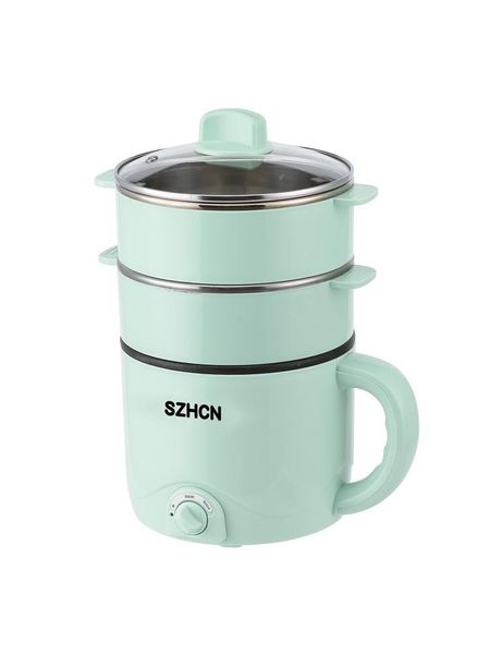 

electric skillets 220v mini multifunction cooking machine household single/double layer pot multi rice cooker non-stick cf42