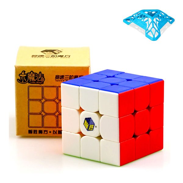 

Yuxin Little Magic 3x3 Stickerless Cube Little Magic M Magnetic 3x3x3 Speed Puzzle Educational Toys Gift Cubo Magico