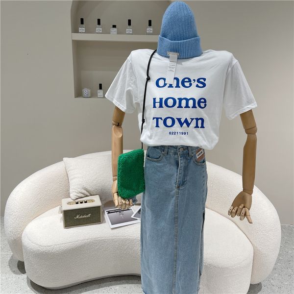 

polos spring summer fashion niche design retro little cool letter lets cotton shirt, White