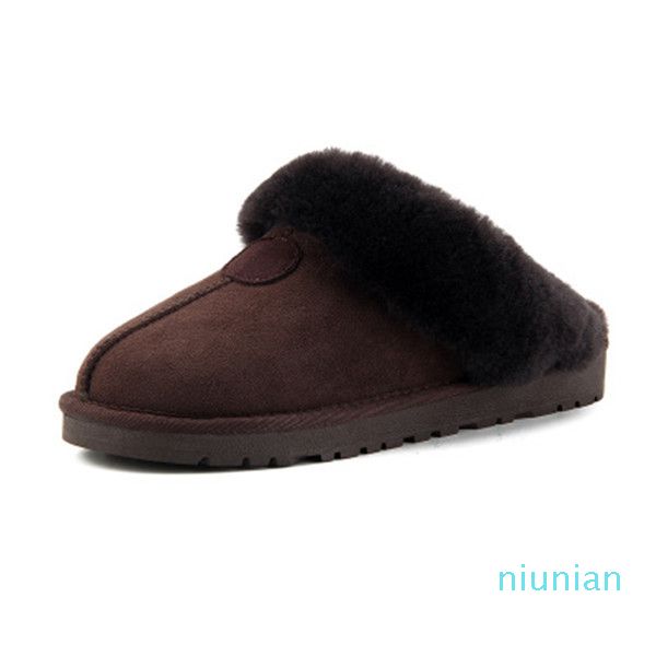 

classic wgg warm cotton slippers men and womens slippers short boots women's boots snow boots cotton slippers, Black