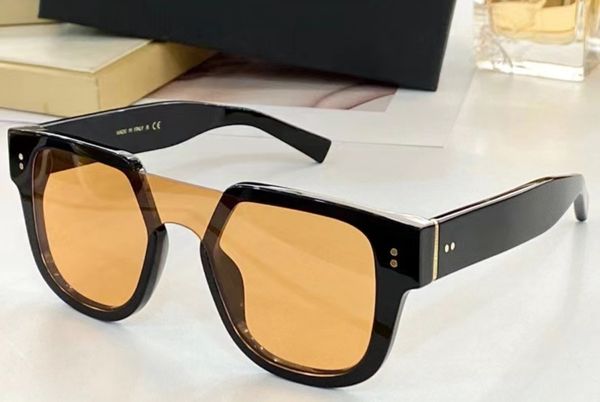 

black orange pilot sunglasses 4356 glasses for men sonnenbrille eyeglasses fashion accessories uv400 protection eye wear with box, White;black