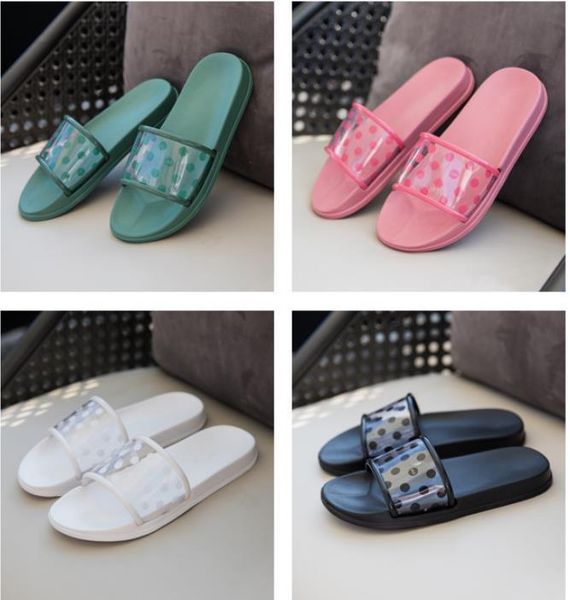 

women sandals solid large size rome women's anti-slip selling wedges slippers, Black