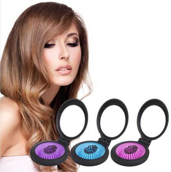 Pettine di alta qualità Capelli Portatile Airbag Massage Mini Pettine pieghevole con spazzole per capelli Specchio per ragazze Accessorio di viaggio