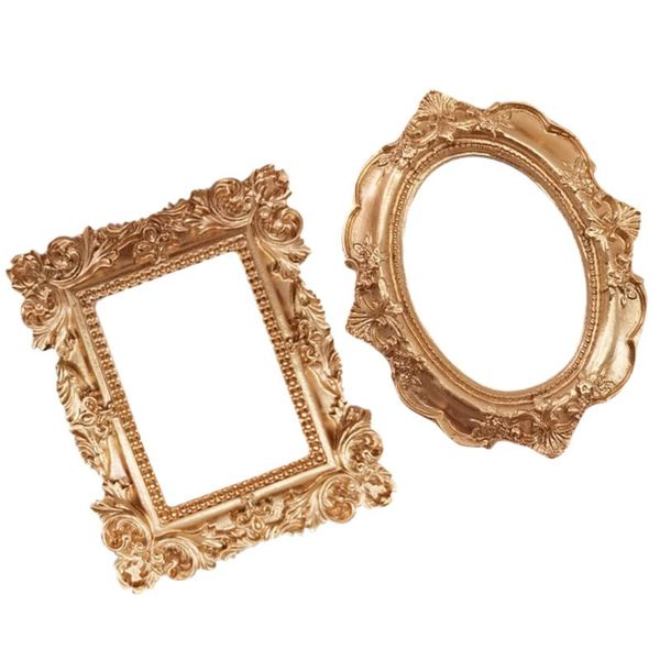 

frames 2pcs embossment design decorative po vintage adornments