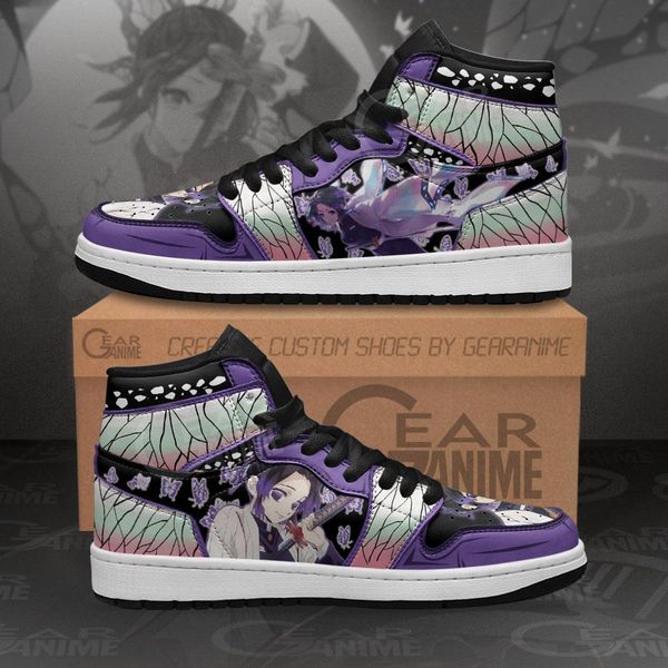 

shinobu kocho sneakers demon slayer custom anime sho
