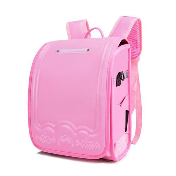 

school bags for girls orthopedic backpacks kids waterproof pu leather primary grades 1-3 backpack children book bag