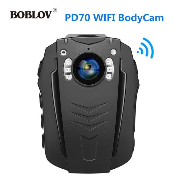 

mini cameras boblov pd70 wifi bodycam 1296p wearable body night vision camera light and small cam 170 degree for law enforce