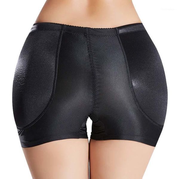 

women's shapers women padded seamless body shaping panties buttocks enhancement underwear shorts plus size -6xl, Black;white