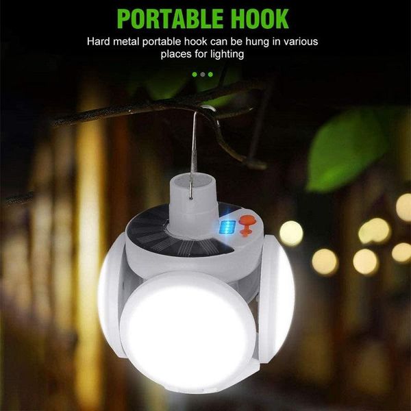 

fold 45led lantern soalr outdoor camping light ac rechargeable portable tent lamp waterproof hanging bulb for hiking home lanterns