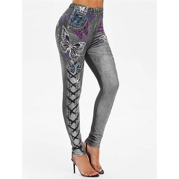 

women's leggings women clothing fashion 3d print casual hip slimming high elastic female breathable 2021, Black