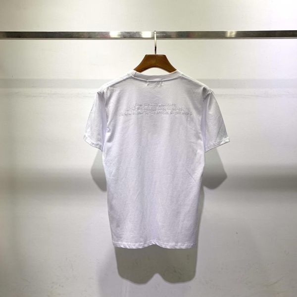 

19ss toney t-shirt toneys shirts phantom reflective letters short-sleeved islands t-shirts m-xxl, White;black
