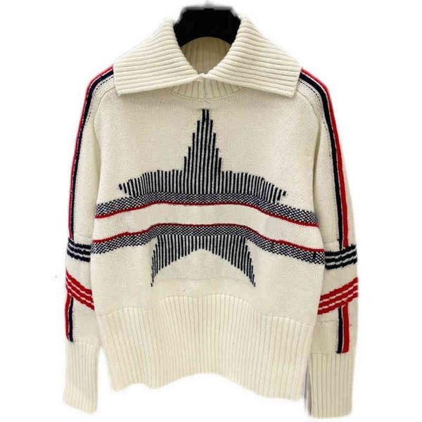 

womens women's sweaters designer pullover classic sweater knit jacket luxury fashion women warm jacquard clothes letter printing embroi, White;black