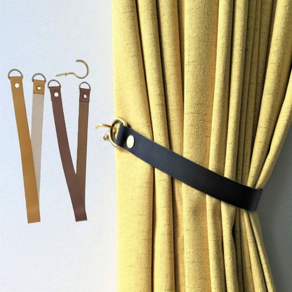 

other home decor leather curtain tieback room accessories holder clip cotton rope strap buckle curtains holdback