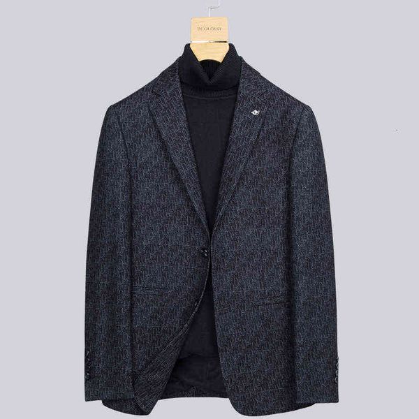 

luxury men's suits blazers casual single autumn and winter coat slim fit fashion letter printing small youth suit men's wear, White;black