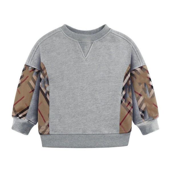 

Baby Boys Girls Plaid Sweaters Spring Fall Kids Long Sleeve Pullover Children Cotton Casual Sweatshirt Child Sweater, Blue