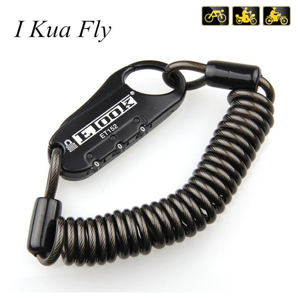 

bike locks bicycle lock 3 digital password mini helmet code combination road anti-theft cable portable cycling 4