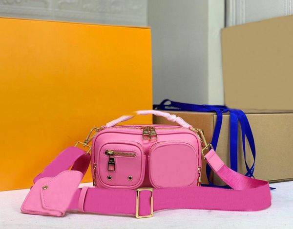 

classic fashion brand lady handbag purses crossbody bags letter stitching striped shoulderbag shell bag shopping