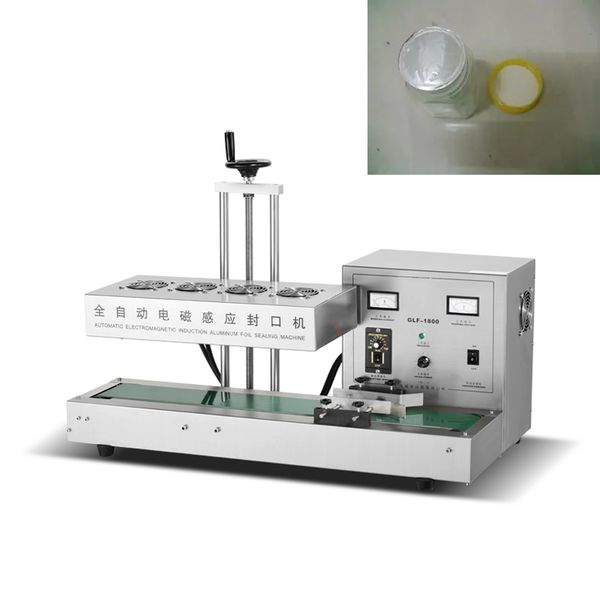 

continuous electromagnetic induction sealing machine for medical cap glass plastic bottle aluminium foil sealer packing