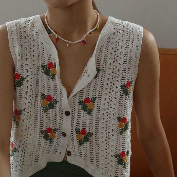 

chokers timeless wonder fancy natural pearl fruit charms necklace for women jewelry aesthetic kpop designer party egirl trendy gift 7226, Golden;silver