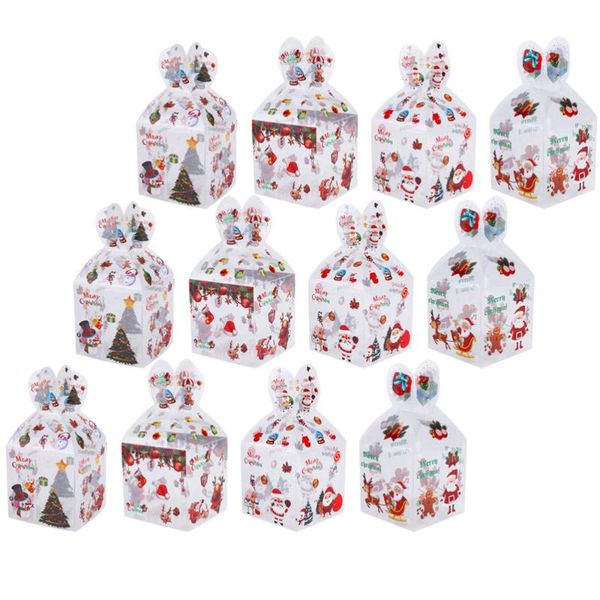 

gift wrap 12pcs containers festive candy boxes cartoon holders for party apple