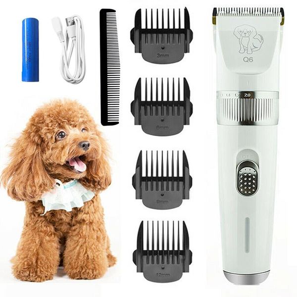 

rechargeable pet dog cat clippers hair trimmer groomer shaver razor quiet clipper k888 grooming