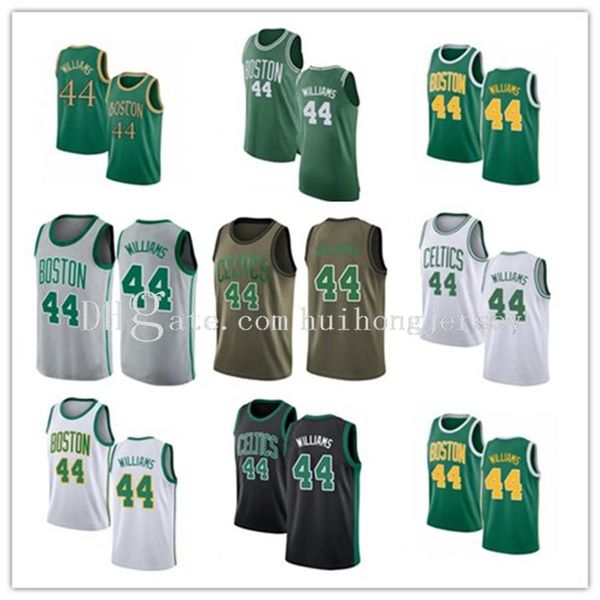 

2022 robert custom men women youth 44 williams bostonceltic basketball jerseys red blue jersey leave number name, Black;red