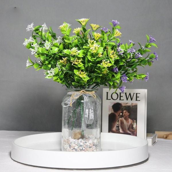 

decorative flowers & wreaths pentagram artificial outdoor project layout family dining room living plastic floral
