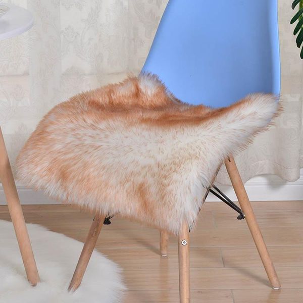

cushion/decorative pillow lounge chair bench fur cushion for sofa couch seat pad desk plush mattress